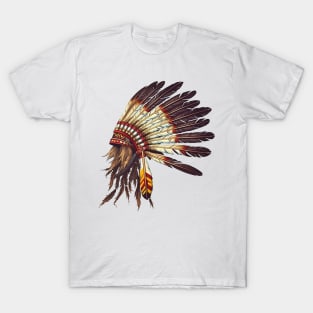 Native American Feather Headdress #2 T-Shirt
